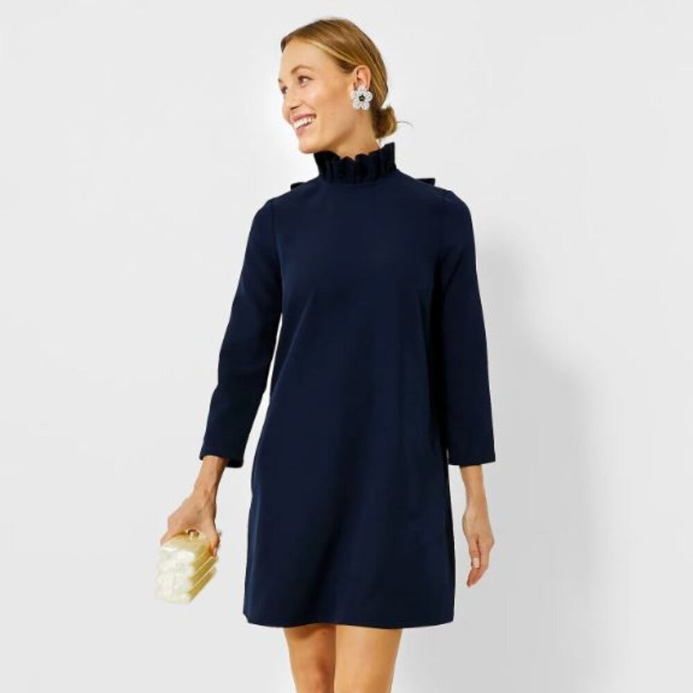 Tuckernuck Navy Daphne Dress